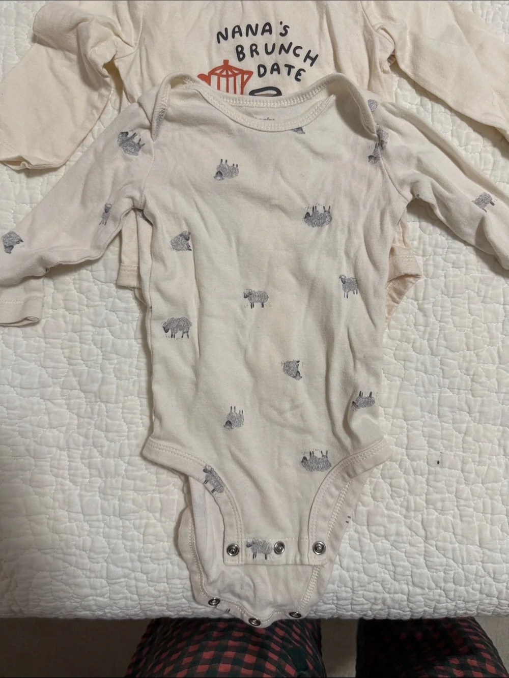 Mixed brands 6 packs Short-Sleeve and long sleeve 6 month Baby Bodysuits
